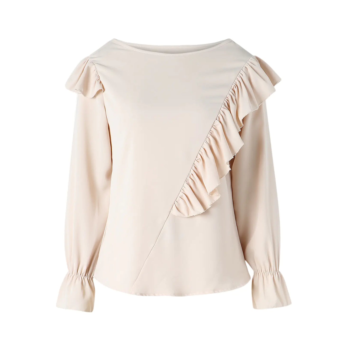 Scarllet Casual | O-Vormige hals Blouse